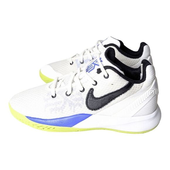 NIKE Kyrie Flytrap 2 'White Lime Blast' Basketball Shoes Size 4.5Y - Picture 2 of 9